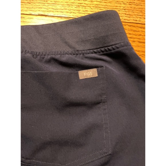 FIGS Zamora Jogger Scrub Pants Navy Blue FIONx Yoga Waistband women's large - Picture 7 of 9